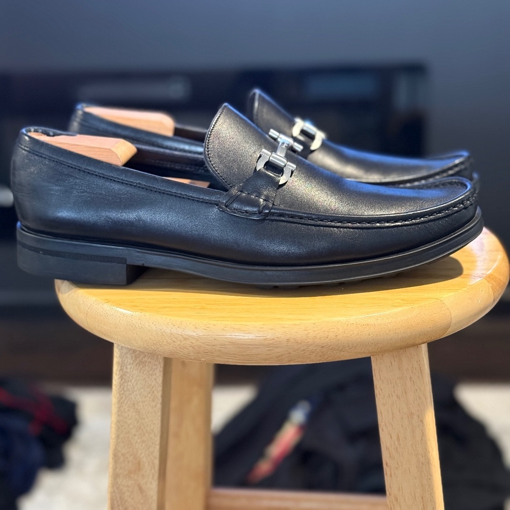 Salvatore Ferragamo Grandioso Double Gancio Bit Loafer Size 11